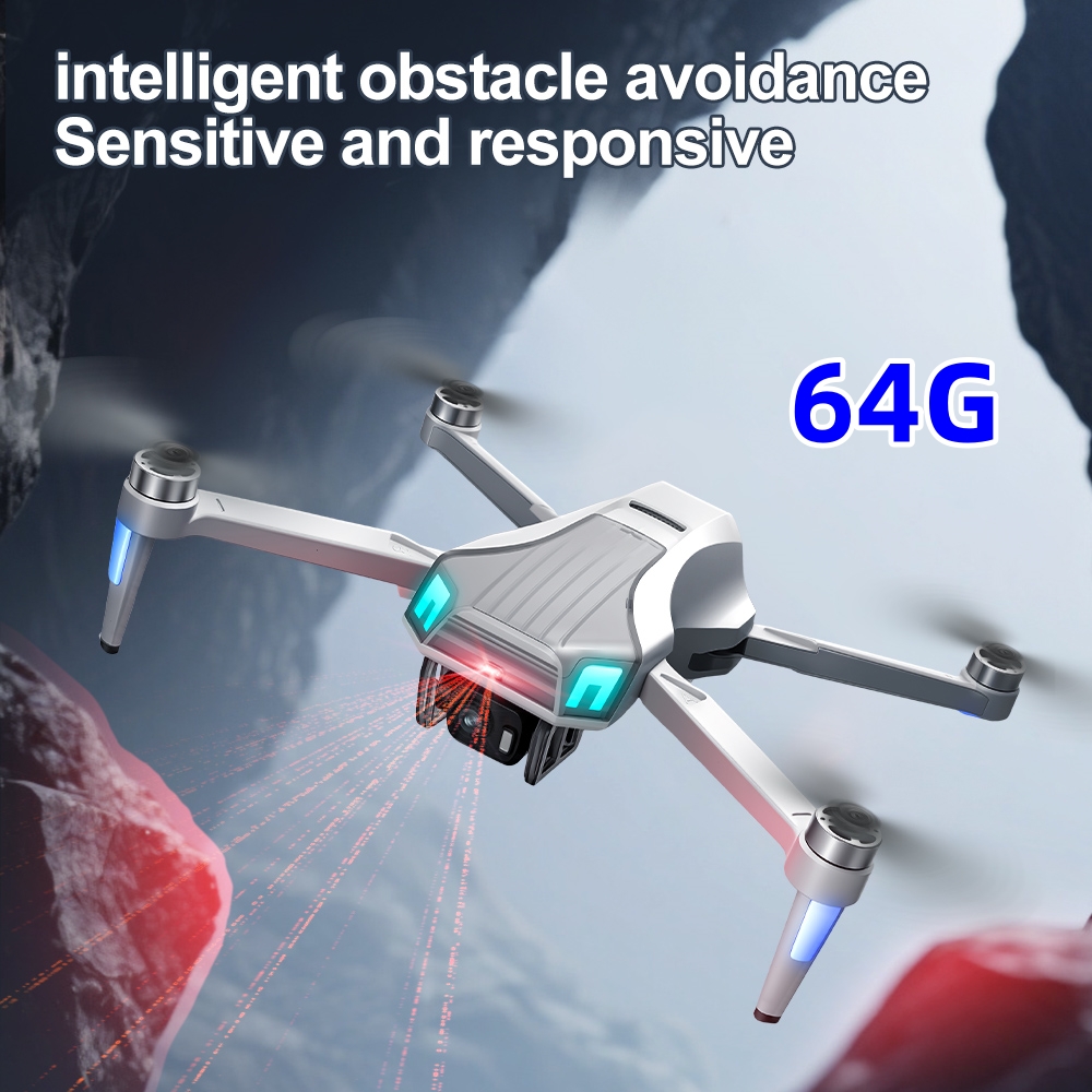 Drone Gimbal 2 Axis - NCZOBOE U55 GPSドローン（スクリーン付きリモコン、8KプロフェッショナルHDデュアルカメラ、WIFI FPV、ブラシレスモーター、障害物回避機能搭載）
