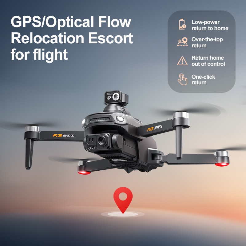 新しい RG800 MAX ドローン 1080P HD カメ - Drone Gimbal 2 Axis のレビューと価格