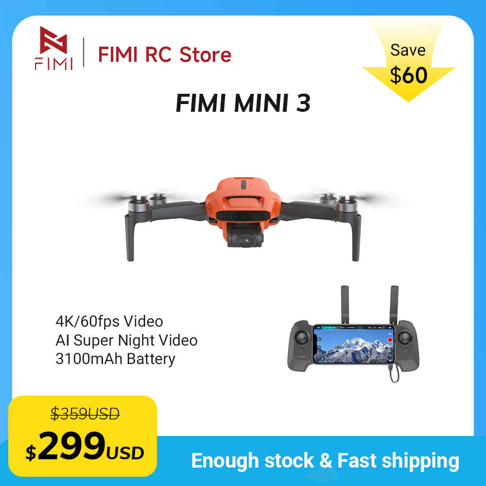 FIMI MINI 3 カメラドローン 4K 60fps 9 - Drone Gimbal Case のレビューと価格